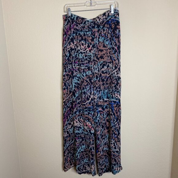 sonia rykiel silk wide leg palazzo pants - Picture 1 of 5